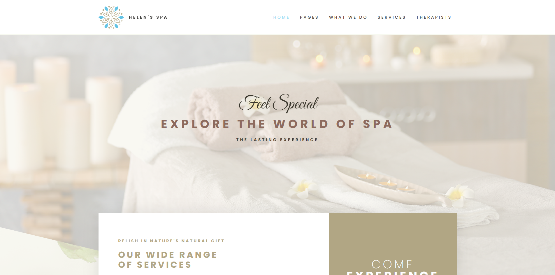 HELEN SPA THEME
